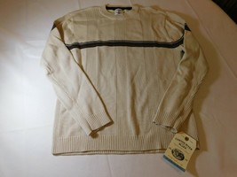 Canyon River Blues Boy&#39;s Youth Long Sleeve Crew Sweater S small Lt Tan NWT - £16.18 GBP