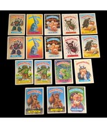 Garbage Pail Kids Sticker Cards 1986 Lot of 17  Series 3 Lot Many A B pairs - $6.76