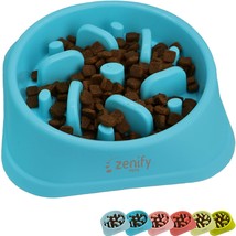 Zenify Dog Bowl Slow Feeder - Large 500ml Healthy Eating Pet Interactive Feeder  - £20.77 GBP