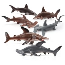 Realistic Hammerhead Shark Toy Playset Sea Animal Hammerhead Shark Model Figurin - £79.12 GBP
