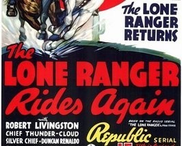 The Lone Ranger Rides Again, 15 Chapter Serial, 1939 - £15.95 GBP