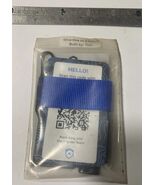 Trayvax Summit Wallet Low Profile Minimalist Blue Band EDC Tactical RFID... - $28.14 CAD