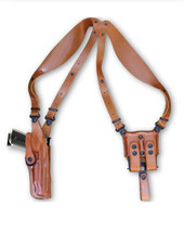 Fits Springfield XDS 4”BBL Handmade Vertical Shoulder Holster Double Mag #1158 R - £131.88 GBP