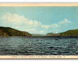 Entrance to Saguenay River TadoussacQuebec Canada WB Postcard O16 - $3.91