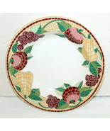 Pier 1 &quot;Mosaic Fruit&quot; 9.5&quot; Soup, Cereal or Spaghetti Bowl ~ Italy ~ Eart... - $10.99