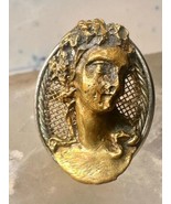 Classical face ring band size 7.25 women - $159.77 CAD