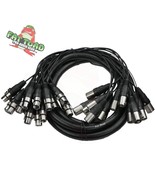 XLR Snake Cable (16 Channels) 10FT by FAT TOAD - Patch Studio, Stage, Li... - £51.47 GBP