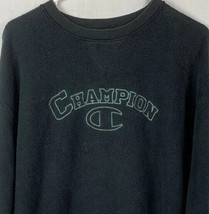 Vintage Champion Sweatshirt Crewneck Embroidered Logo 2XL XXL 90s Inside Out - £27.77 GBP