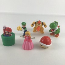 Nintendo Super Mario Bros McDonalds Toy Figure Video Game Yoshi Bowser Peach Lot - £15.51 GBP