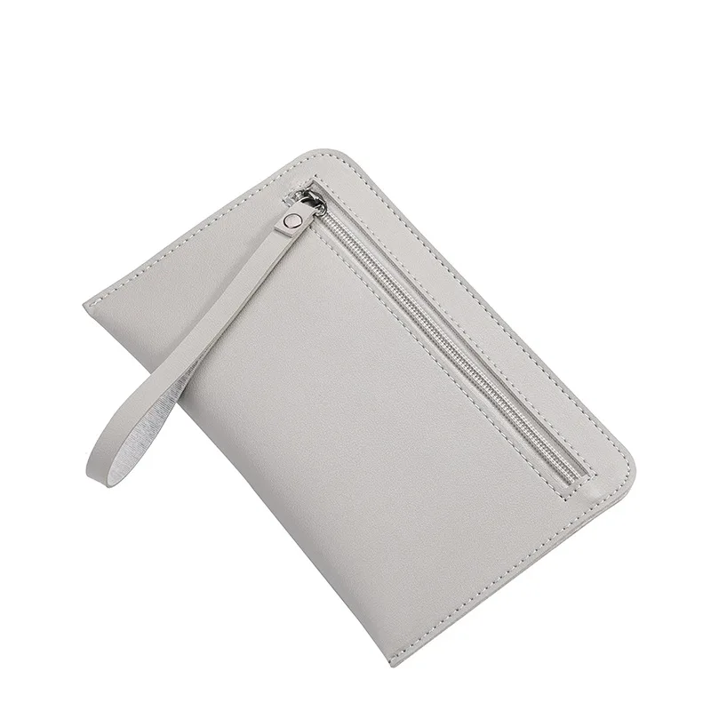 LAYRUSSI Ultra Slim Men&#39;s Clutch Bag Women&#39;s PU Leather Business Wallet Mobile P - $58.31