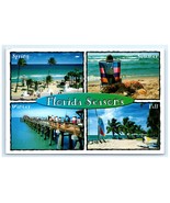 Florida Seasons Scenic Beach Views FL Postcard - €6,01 EUR