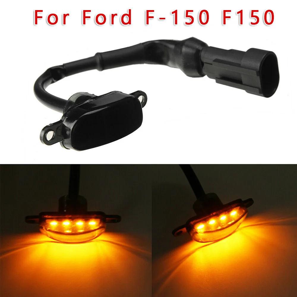 LED Light Smoke Raptor-style Light Amber (Black Shell Yellow Light) for Ford F - £13.05 GBP