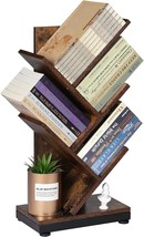 24-Inch Retro Floor Standing Bookcase Display For Cds/Magazine/Books, Ru... - $38.92