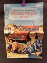 America&#39;s Smartest Lowest Price Car Studebaker Champion for 1941 Sales B... - $67.48