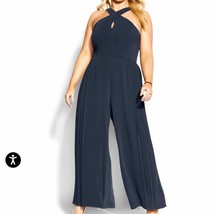 NWT CITY CHIC Harper Jumpsuit - navy Size 20 - £92.38 GBP