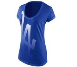 Nike Women s Los Angeles Dodgers Scoop Neck Short Sleeve T-Shirt, Blue, Small - £15.54 GBP