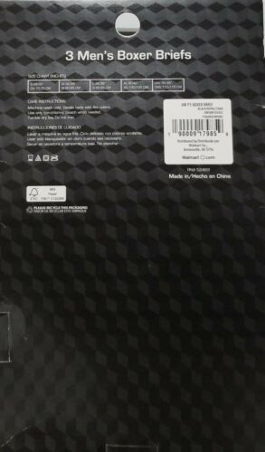 Athletic Works Men's Performance Mesh Boxer Briefs,3 Pc Multi Size S/CH Item image 3