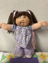 Vintage Cabbage Patch Kid Girl Brown Hair Brown Eyes Head Mold #2 OK Fac... - $255.00