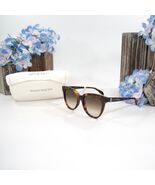 Alexander McQueen 3D Skull Tortoise Logo Havana Acrylic Sunglasses NWT Case - $256.52 CAD