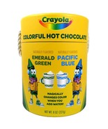 CRAYOLA Colorful Hot Chocolate Emerald Green &amp; Pacific Blue Exp: 06/2027 - $38.94