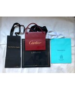 Shopping bag from jewelers lot of 4 S and M paper with handles - £21.43 GBP