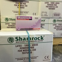 Shamrock Powder Free Examination Latex Gloves 1000 PCS Small ,Medium , L... - £39.97 GBP