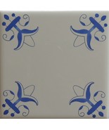 Blue and white Delft Style wall tiles Lilly Flower - £3.92 GBP