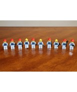Lot Of 10 Lego MiniFigures Construction Workers Plumber Wrench Hard Hat ... - $356.46 MXN
