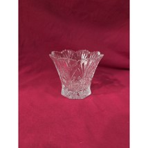 Cut Glass Crystal Rose Vase, Multi-use Vase, Floral Display, 3.25&quot; Vase,... - $14.85