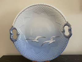 Vintage Bing and Grondahl B&amp;G 1952-1957 Seagull Handled Cake Plate - £30.36 GBP