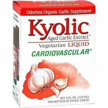 NEW Kyolic Aged Garlic Extract Cardiovascular Liquid 4 Fluid Ounce 120 mL - $29.51