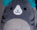 Squishmallows Selly the Grey Scottish Fold Cat 14&quot; NWT - £28.59 GBP