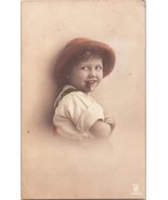 ZAYIX Cute Little Girl Smoking a Cigar Vintage Austria c 1910 Real Photo... - $19.95