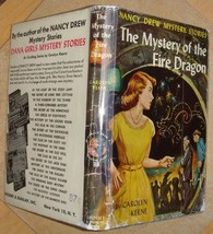 Nancy Drew 38 The Mystery of the Fire Dragon 1962C-3 LAST dust jacket pr... - $59.95