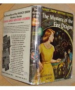 Nancy Drew 38 The Mystery of the Fire Dragon 1962C-3 LAST dust jacket printing!  - £47.50 GBP