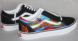 VANS Old Skool Colorful Brainworks Embroidered Suede &amp; Canvas Shoes M-8 ... - $68.99