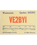 Vintage Westmount Quebec Canada  QSL Card Amateur Radio 1973 - £1.58 GBP