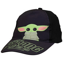 Star Wars The Mandalorian Grogu The Force is Strong Snapback Hat Black - £16.40 GBP