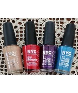 Four (4) NYC ~ In A Minute ~ Nail Polish ~ 201/224/247/269 ~ Nail Enamel... - $284.83 MXN