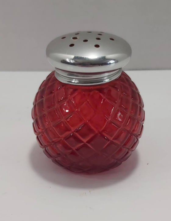 Avon Powder sachet Charisma red jar with lid - $5.95