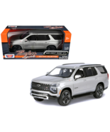 2025 Chevrolet Tahoe Z71 1/24 Scale Diecast Model by MotorMax - SILVER w... - $54.36 CAD