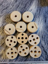 Tinker Toy Replacement Spools Lot Of 11 Two Types - £13.29 GBP