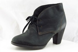 Clarks Boot Sz 8 M Low Cut Boots Black Leather Women 62685 - £20.22 GBP