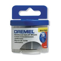 Dremel 426B 20 Piece 1-1/4-Inch Reinforced Rotary Tool Cut-Off Wheels  - $70.00