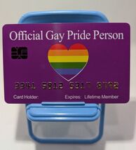 Aromabug: Funny Fake Bankcard: 8 Pack: GAY PRIDE CARD - $19.79