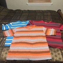 Boy's Faded Glory V-Neck Shirts--Lot of 3--Size 18(XXL) - $12.99