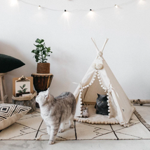 Cozy Haven Pet Teepee: A Stylish Retreat For Your Furry Friend - £46.58 GBP+