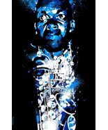 Archive Cinema 'Jazz Greats' Poster, 11" x 17" Inches, Blue and White Sp... - $15.63
