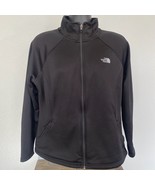 The North Face Black Zip Up Jacket Lined Mock Neck Womens Size XL - £30.71 GBP