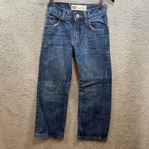 Levis 569 Boys Loose Straight Slim Blue Denim Jeans - Size 8 Slim (22X22) - £8.52 GBP